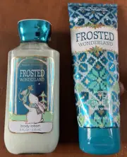 Bath & Body Works Frosted Wonderland Body Cream & Body Lotion Set Of 2