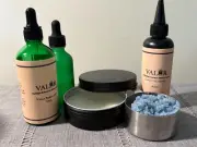 Valor by Exfolia Essence Natural Beard Oil, Beard Balm, Scrub, and Body Butter