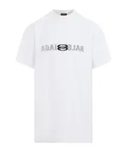 Balenciaga Inside Out Crewneck T-Shirt 2,3 White