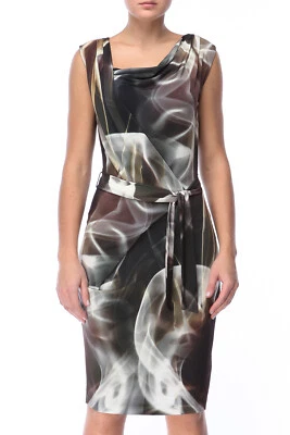 NWT Escada Emelie Fantasy Sleeveless Dress Sz 34 (CN)