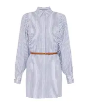striped shirt dress IT44,IT42 Quartz/white