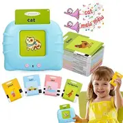 Learning Talking Flash Cards Toy with 224 Words, Kindergarten Toddler Speech Development Game Toy Gift for Kids