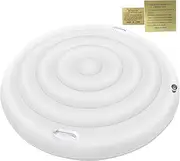 Hot Tub Cover - Hot Tub Cover Round | Bucket Lid Protector with Handles, Weatherproof Spa Accessories Portable for Outdoor Wind Snow Dirt Debris Maintenance