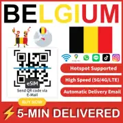 [eSIM] Belgium eSIM e-SIM card Travel Sim card Tarjeta eSIM Dato Data only A+
