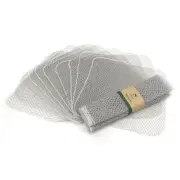 Return to Nature 100% Biodegradable PLA Mesh Scrubber Silver Zero Waste 10sheets