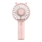 USB Charging Mini Handheld Fan Mini Portable Fan 3 Speed for Home Travel (Pink)