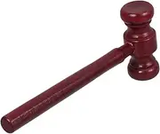 LALAFINA Wooden Judge Gavel Hammer for Mini Wooden Gavel Prop for Courtroom Role Play Comfortable to Hold Stimulates Creativity Imagination Home School Daycare