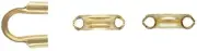 60 Qty. 14k Gold Filled Wire Guards (Wire Protectors, Cable Thimbles) .031 inch
