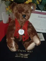 STEIFF Teddy Bu 1925, #407185, NEW, Mint in Original Pouch