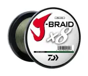 Daiwa JB8U40-3000DG J-Braid, 8 Strand Braided Line, 3000M, Dark