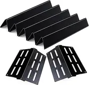[Dictirdy] 17.5-inch Porcelain Steel Flavorizer Bars for Weber Genesis 300 Series (2011-2016) Genesis E/ep-310 320 330 Genesis s-310 330 Grill (with Front Control Knob) Barbecue Heating Plate (7620-5)