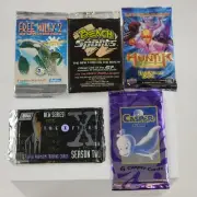 Non Sports Trading Cards Lot 5 Unopened Packs 1990s 90s Casper X-Files Huntik