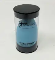 IT COSMETICS Hydra Makeup Sponge Wet Dry Foundation Blending Egg NIP Aqua Blue