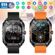 Military Smart Watch Men(Answer/Make Calls) BP/HR Monitor Fitness Tracker Watch