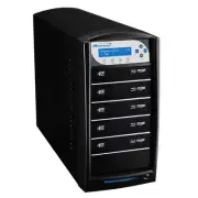1-5 Blu-ray DVD CD Duplicator 500GB HD Add BD Copy Protection SharkBluCP-S5T-BK