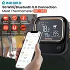 INKBIRD 5G WiFi Meat Thermometer Bluetooth 6 Probes Magnetic LCD Timer Free APP