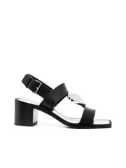 Alaïa Le Coeur Leather Sandals
