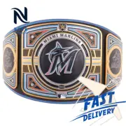 MIAMI MARLINS LEGACY WRESTLING CHAMPIONSHIP REPLICA TITLE BELT ADULTS ZINC 2MM