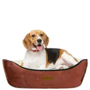 Otis & Claude Hi-Tech Cashmere Pet Bed Red, Medium (62" x 53")