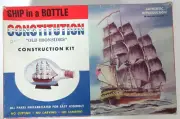 MULTI-STATE INC. 1797 CONSTITUTION SHIP IN BOTTLE