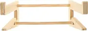 SHOWERORO Wooden Laptop Riser Stand Portable Notebook Support for Home Office and Cafes Stable Flatform Kickstand for Laptops Organize Cables