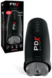 PDX Moto Bator 2 9" Vibrating & Thrusting Masturbator plus Suction