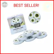 Mason Jar Lids - Decorative Canning Caps Fit Regular Mouth Mason Jars - Wild Dai
