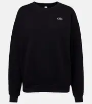[Alo Yoga] Alo Yoga Accolade French Terry sweatshirt AU 6 black