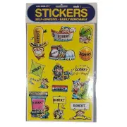 Vintage 1983: CELEBRITY - Mark 1 NAME STICKERS “Robert” (New)