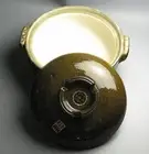 Iron glaze No. 6 single serve earthenware pot・Banko ware From Japan