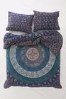 Indian Mandala Queen Size Cotton Doona Duvet Cover Set Hippie Bohemian Mandal...