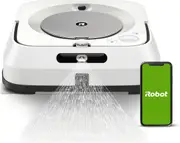 iRobot Braava Jet M6 (6110) Ultimate Robot Mop- Wi-Fi Connected, Precision Jet Spray, Smart Mapping, Works with Alexa, Ideal for Multiple Rooms, Recharges and Resumes, White, Braava M6