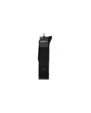 Emporio Armani Underwear Pinstripe Dress Socks Stretch Cotton Men Black