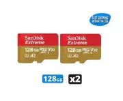 Sandisk 128GB Extreme MicroSD Memory Card Steam Deck Nintendo Switch (2 Pack)