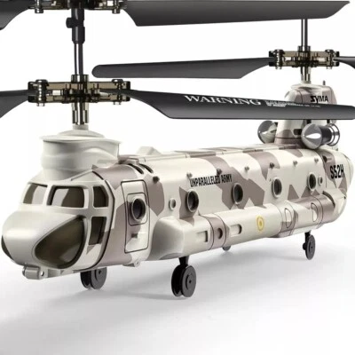 Remote Control Helicopter, S52H Military Transport RC Helicopter with Altitud...
