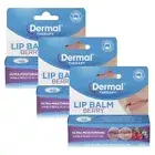 [Dermal Therapy] 3 x Ultra Moisturising Lip Balm Berry 10g