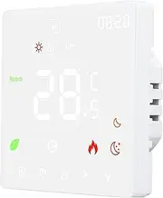 Energy Saving, Smart Thermostat Touch Screen Programmable Floor Heating Thermostat, for Gas Boiler Water Heater with Constant Temperature Function