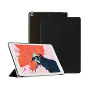MCC iPad Air 4 10.9" 2020 Tri-Fold Smart Cover Semi-Clear Back Case Apple Air4 [Black]