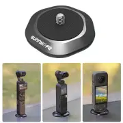 Magnetic Base Stand Mount with 1/4" Thread for DJI Osmo Pocket 3/Insta360 X4 X3