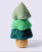 Cloud Island Christmas Tree Soft Plush Figural Baby Toy, holiday figurine, NWT