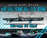 Kraken Pirate Ship 14ft KAYAK VINYL WRAP KIT GRAPHIC DECAL/STICKER