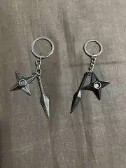 Naruto Kunai Shuriken Keychain