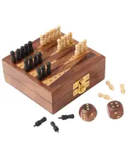 Matr Boomie Mini Backgammon Travel Game Set
