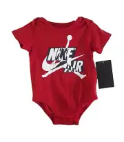 NWT Nike Jordan Air Jumpman Infant Baby Bodysuit 6M Gym Red