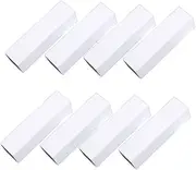 FRCOLOR Dense Sponge Nail File Set 4 Sided Sanding Blocks Nail Buffing Sponge for Manicure Pedicure White