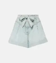 [Zimmermann] Zimmermann High-rise denim shorts AU 8 blue