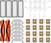 Vacuum Cleaner Dust Bag Main Brush Filter Mop Pad Replacement Spare Parts Compatible for Dreame Bot D10 Plus Accessory RLS3D(Z)