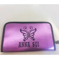 在飛比找蝦皮購物優惠-Anna Sui 迷幻紫護照信用卡資料拉鏈夾