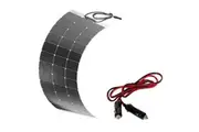 VoltX 100W Solar Panel Flexible + Vehicle Car Cigarette Lighter Plug Socket