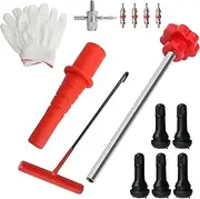Quick Change Tire Valve Tool Kit for 11.3mm Rims - Valve Stem Remover for Cars, Trucks, SUVs, ATVs & Motorcycles